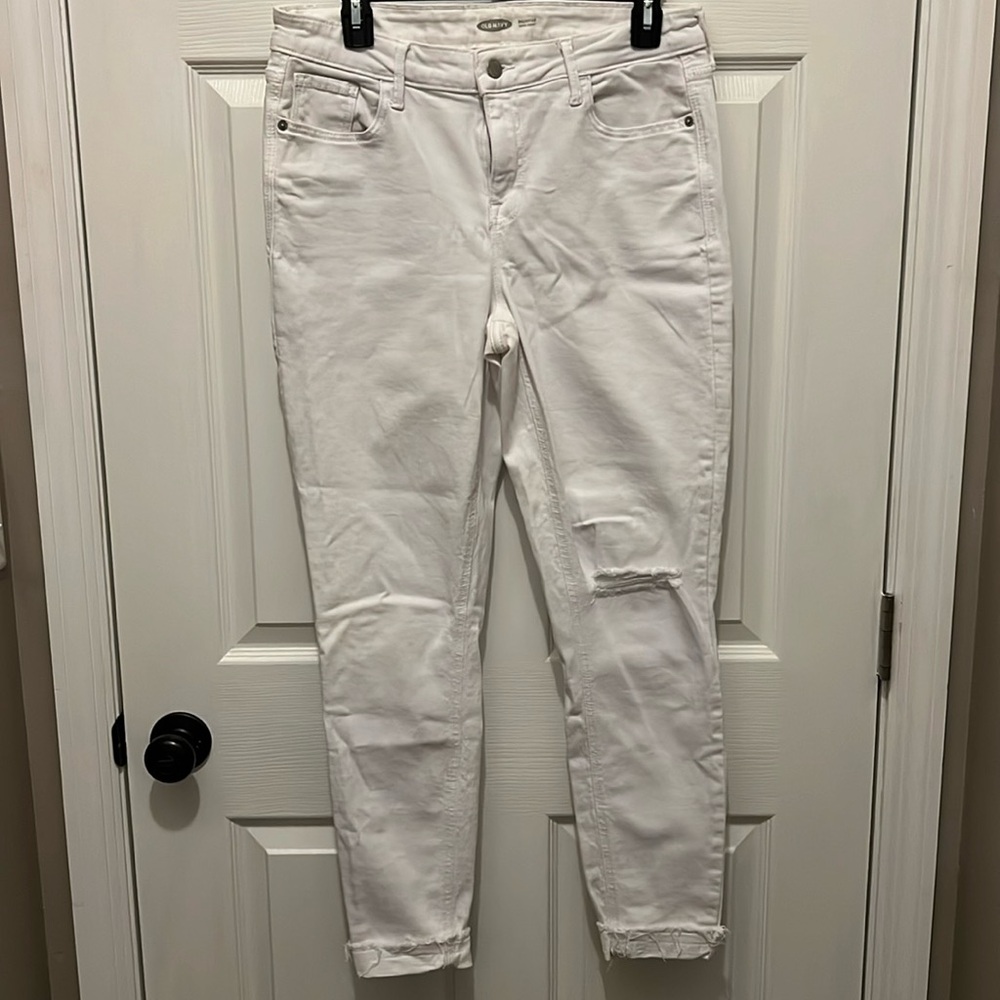 Old Navy Women's White Jeans